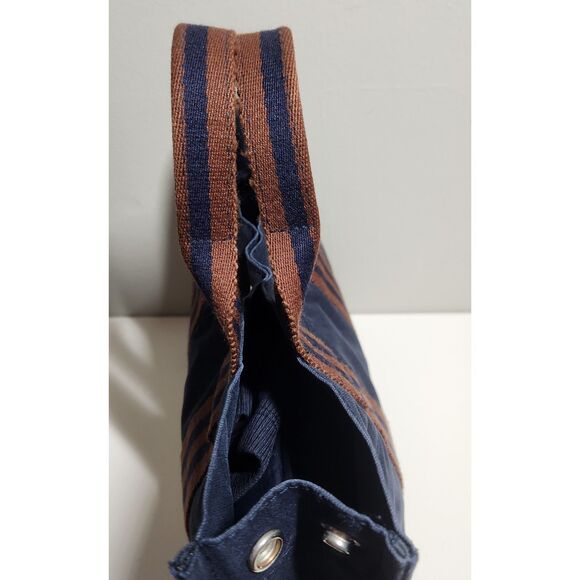 Hermès 1990s Navy/Brown Canvas Fourre Tout Mini Tote Bag - Picture 9 of 15